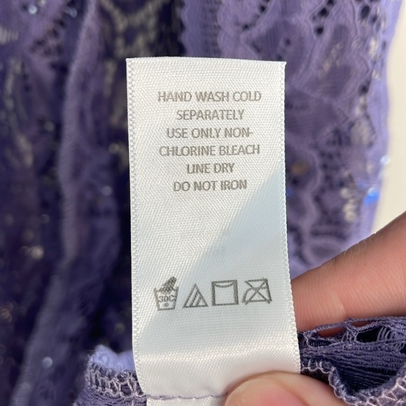 NWT. Roaman’s 34W Open Front Sparkle Sequin Long Lace Jacket. - Picture 9 of 13